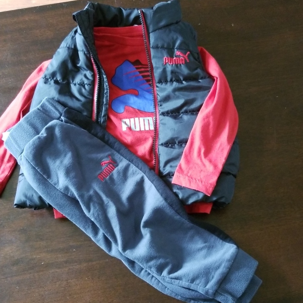 Kids 3 piece puma outfit